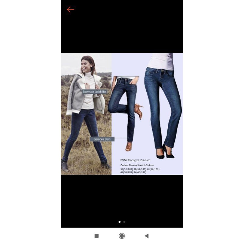 ESMARA Straight Denim Jeans