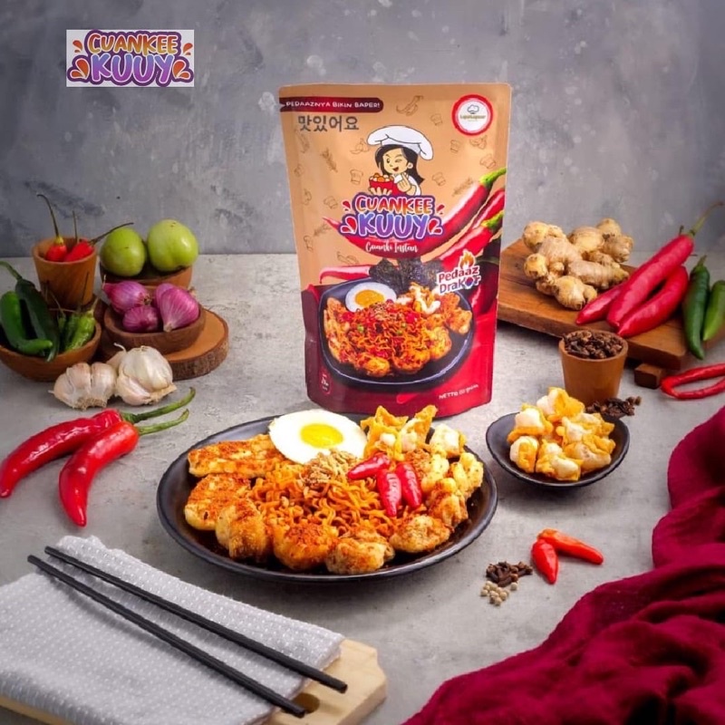 

Cuanki instan Cuankee KUUY Pedaaz Drakor 3 bungkus