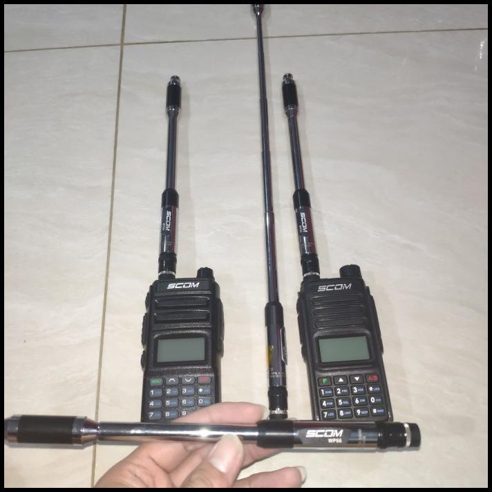 Antena Ht Scom Japan Model Tarik Panjang