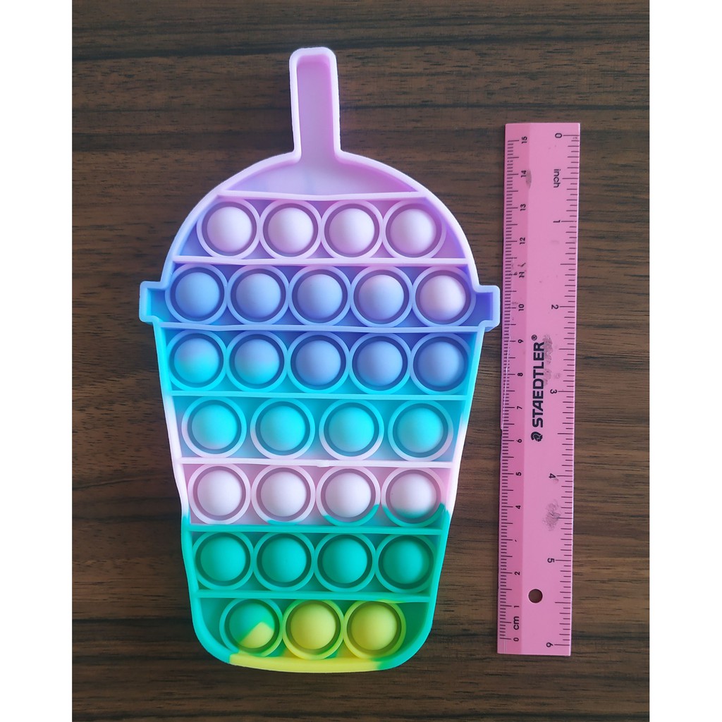 Pop It Fidged Toys Mainan TikTok Push Pop-Bubble
