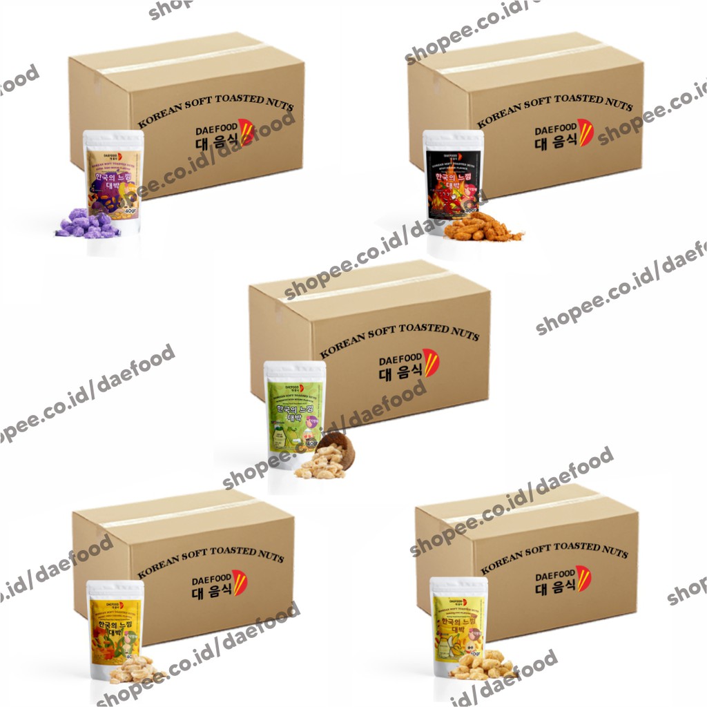 

1 Box Rasa Sejenis Snack Korea Daefood (Camilan Viral / Zaman Now / Kekinian / Murah)