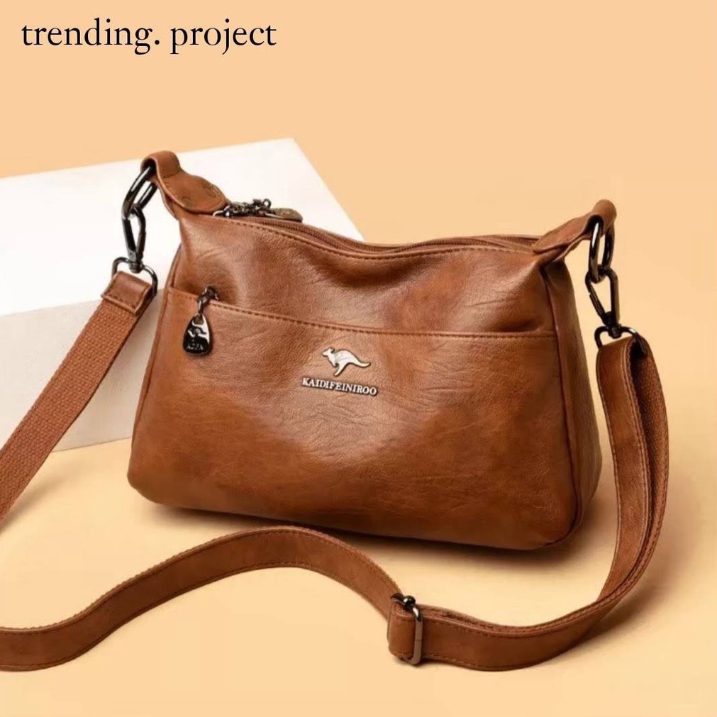 Tas Selempang Wanita Kekinian Semi Import Batam Style Korea Remaja Sling Bag Stylish Kuliah Sekolah 