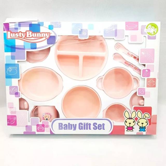 LUSTY BUNNY FEEDING SET BABY Lusty Bunny Lb 1886 Y1