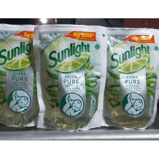 Sunlight pure khusus peralatan baby
