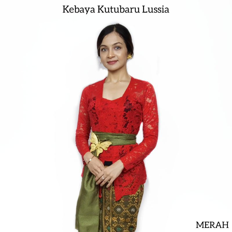 Atasan Kebaya Kutubaru Semifrance Lengan Panjang Lussia