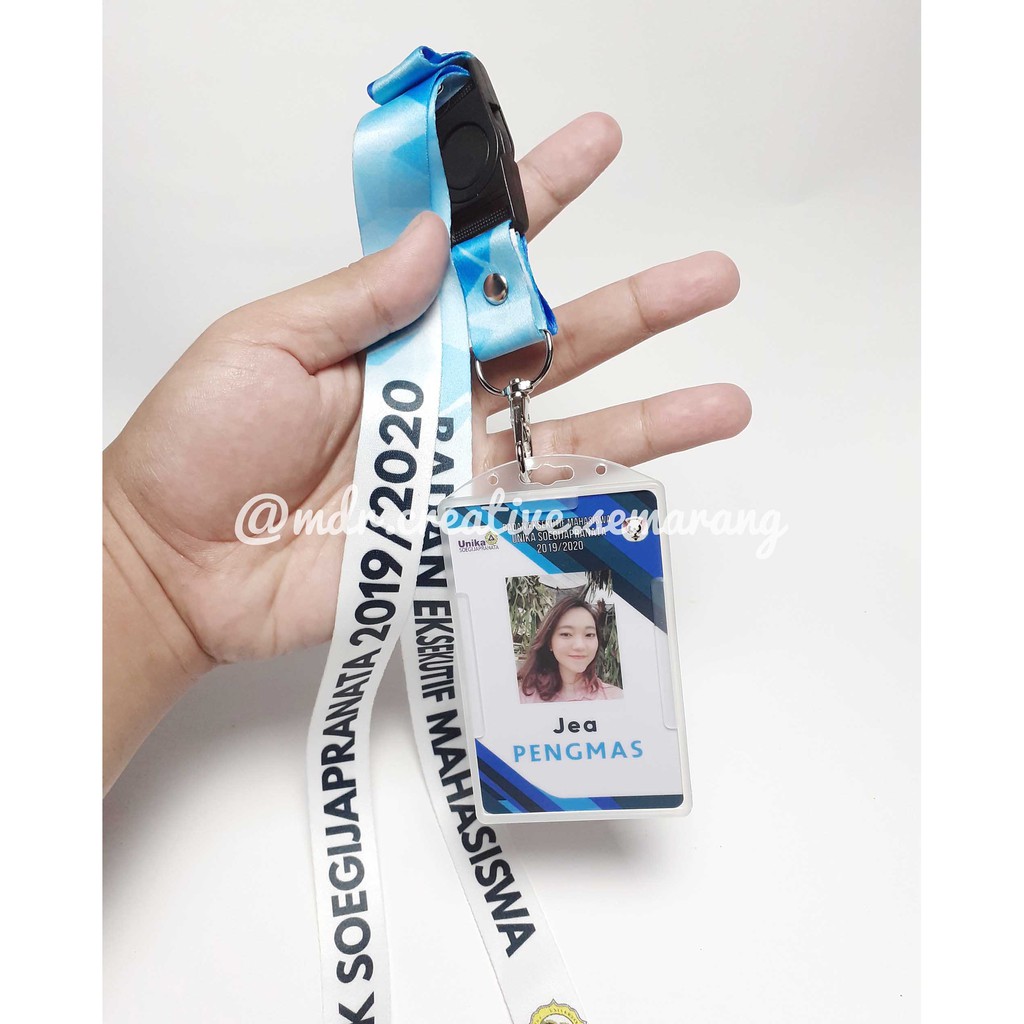 

Lanyard full color warna printing / sablon custom ( Include Case Id card & ID Card )