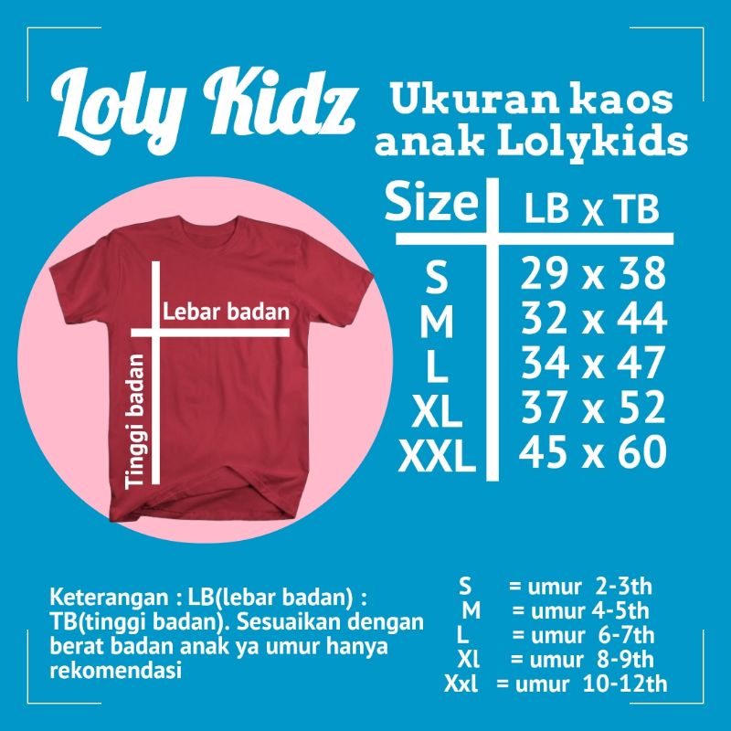 KAOS POLOS ANAK LENGAN PENDEK COTTON COMBED 30S BAJU KAOS KIDS UMUR 1-12 TAHUN