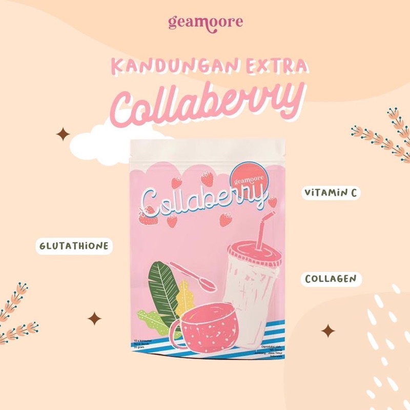 GEAMOORE Collagen Drink Indonesia / Collaberry Collachoco Colla Facial Wash Essence Toner Mist Serum Ampoule Day Night Eye Gel Cream Sunscreen Mask Masker Body Scrub Lotion Hair Creambath Shampoo / Pafrum Perfume Inspired V Scents Face Paket Wajah Care