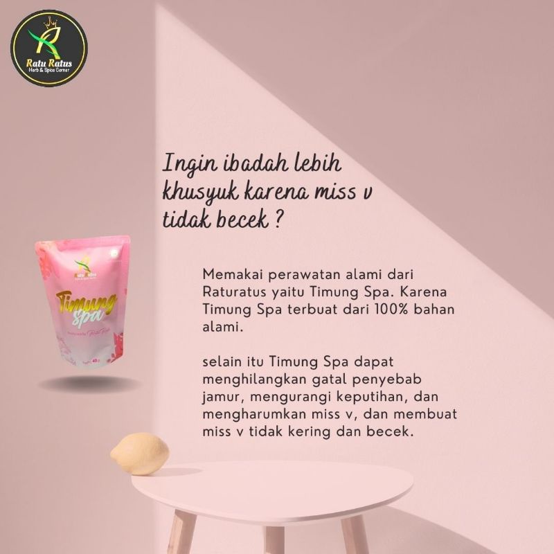 TIMUNG SPA ATAU RATUS REBUS