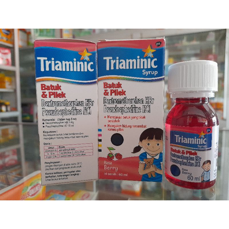 TRIAMINIC BATUK &amp; PILEK SIRUP 60 ML