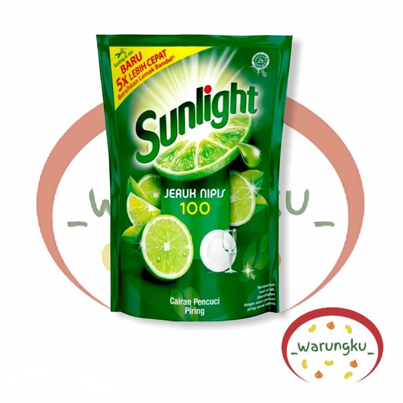 SUNLIGHT 650ml Jeruk Nipis Sabun Cuci Piring