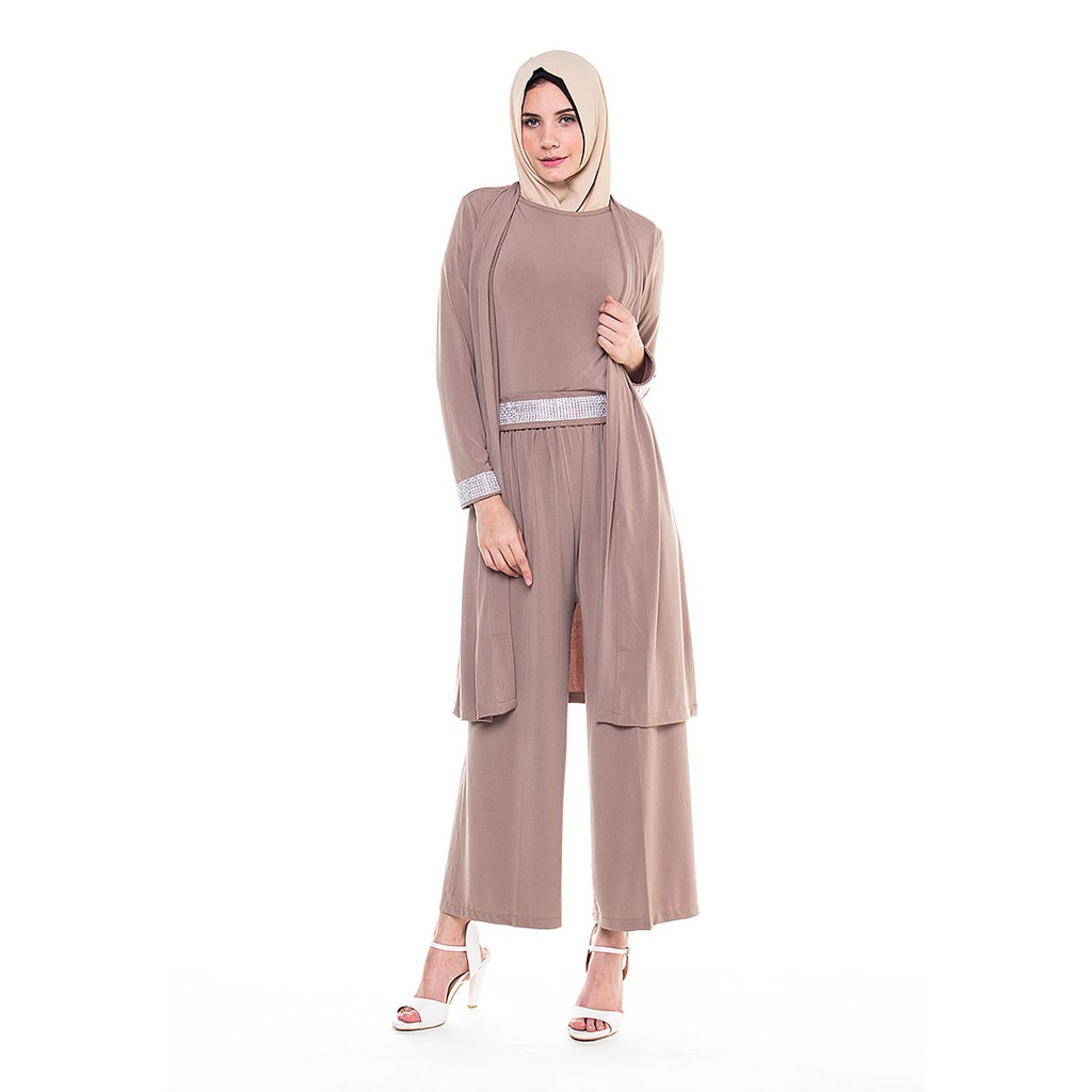 Baju gamis wanita / busana muslim wanita / baju setelah muslim / baju muslim tunik  OKI002