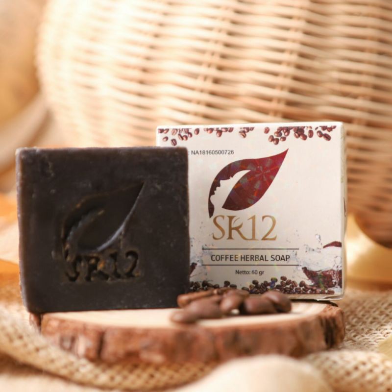 

coffee herbal soap mencerahkan kulit wajah