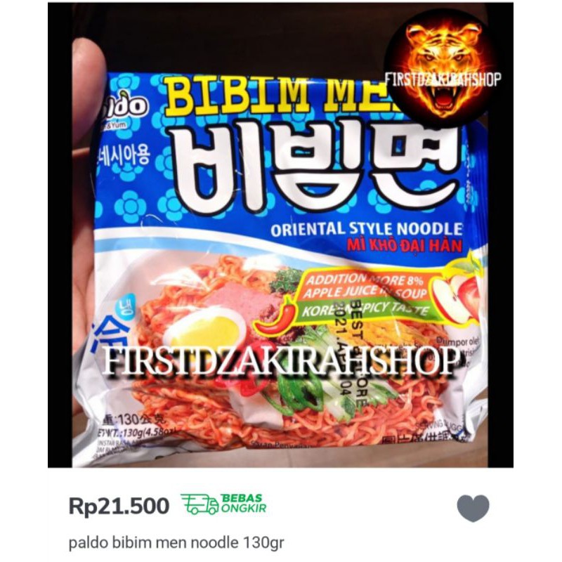 

Paldo bibim men noodle 130gr