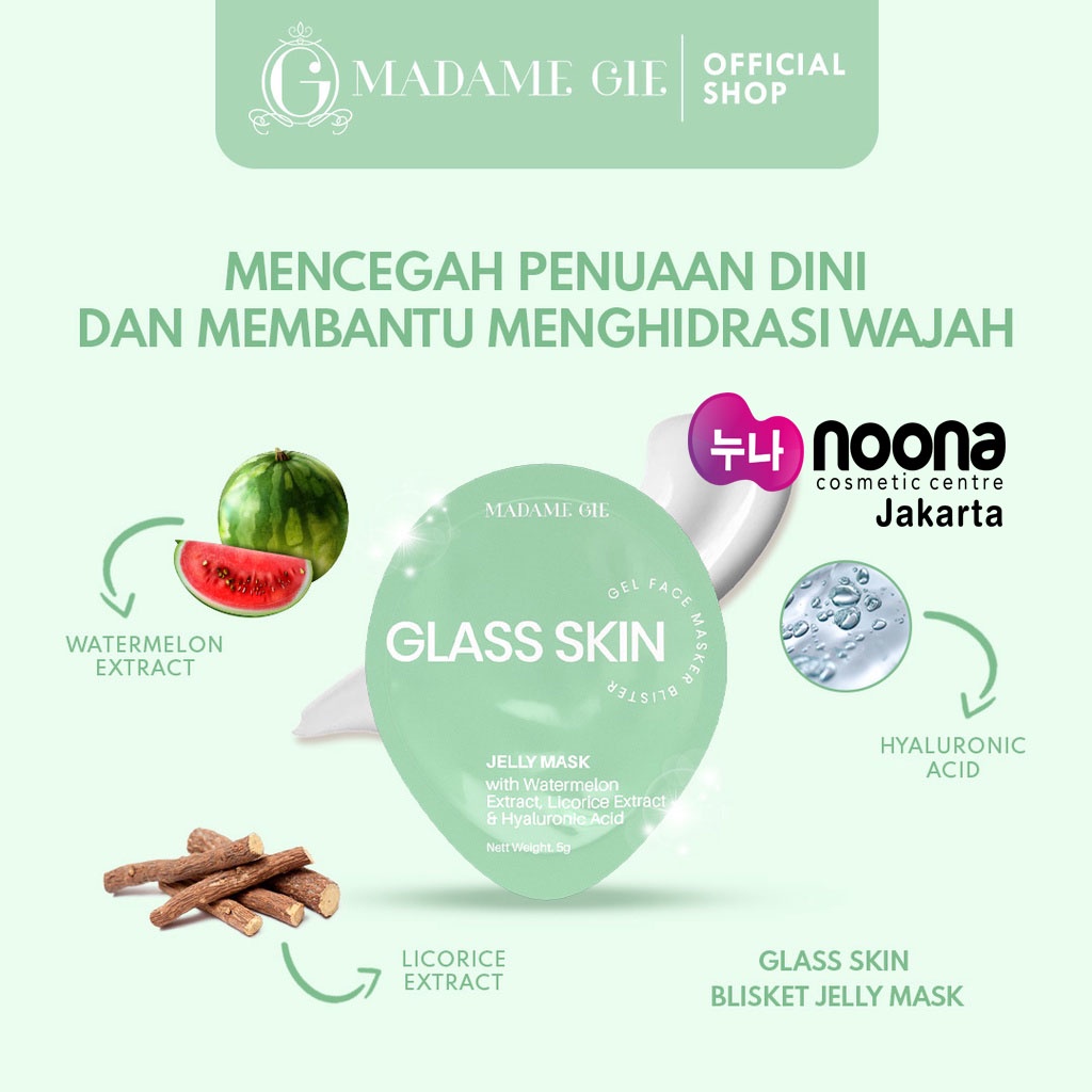 MADAME GIE GEL FACE MASKER BLISTER JELLY MASK