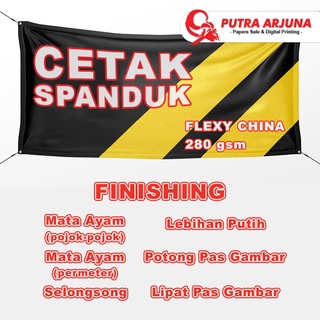 Jual CETAK SPANDUK / BANNER MURAH - FLEXY CHINA 280 GSM | Shopee Indonesia