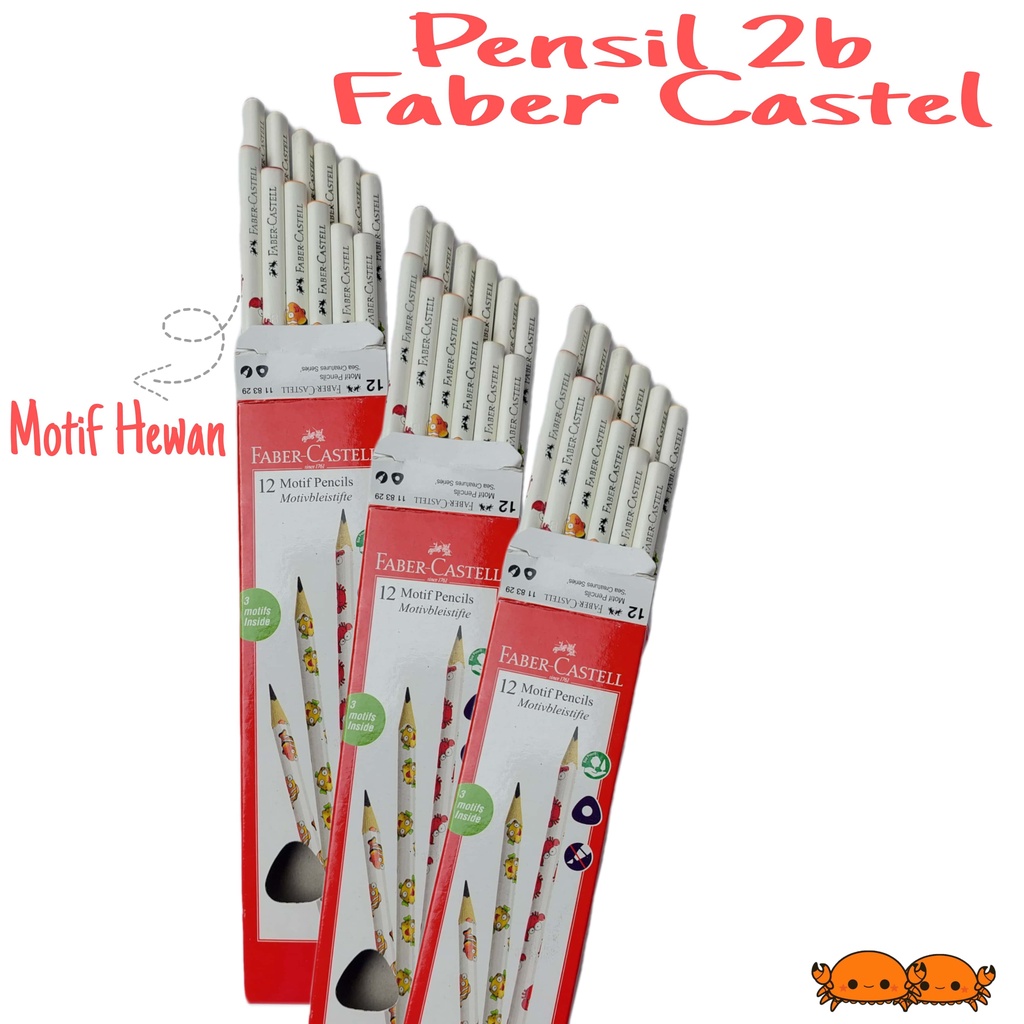 

Pensil Anak 2B Faber Castell Trianguler Motif Terkini
