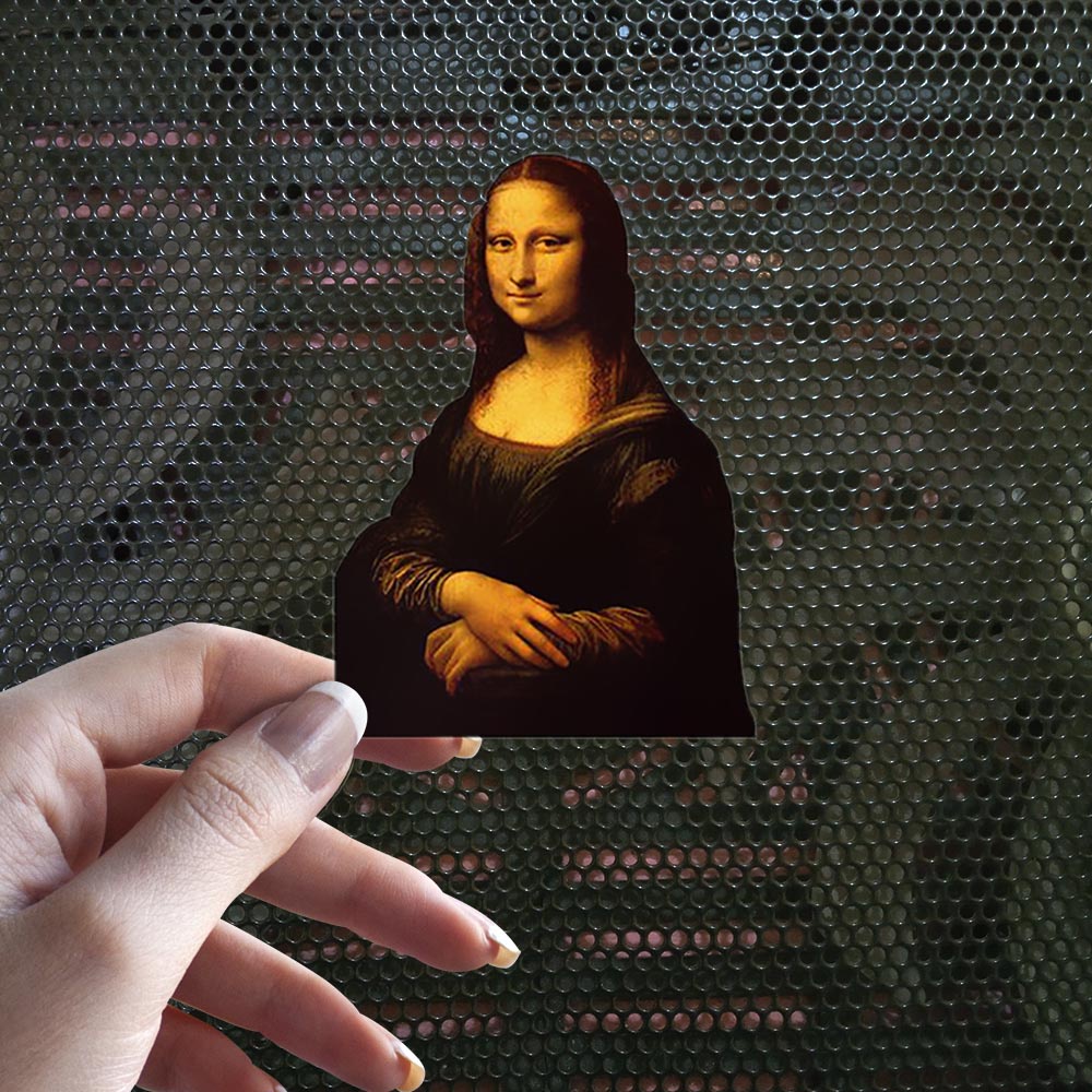 Sticker Decal Vinyl Tahan Air Mona Lisa Leonardo da Vinci