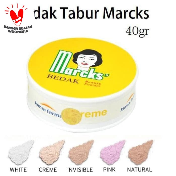 ^ KYRA ^ Marcks Bedak Beauty Powder by Kimia Farma - 40 gr