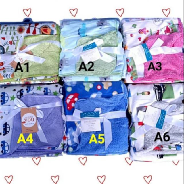 Selimut bayi CARTER DOUBLE fleece