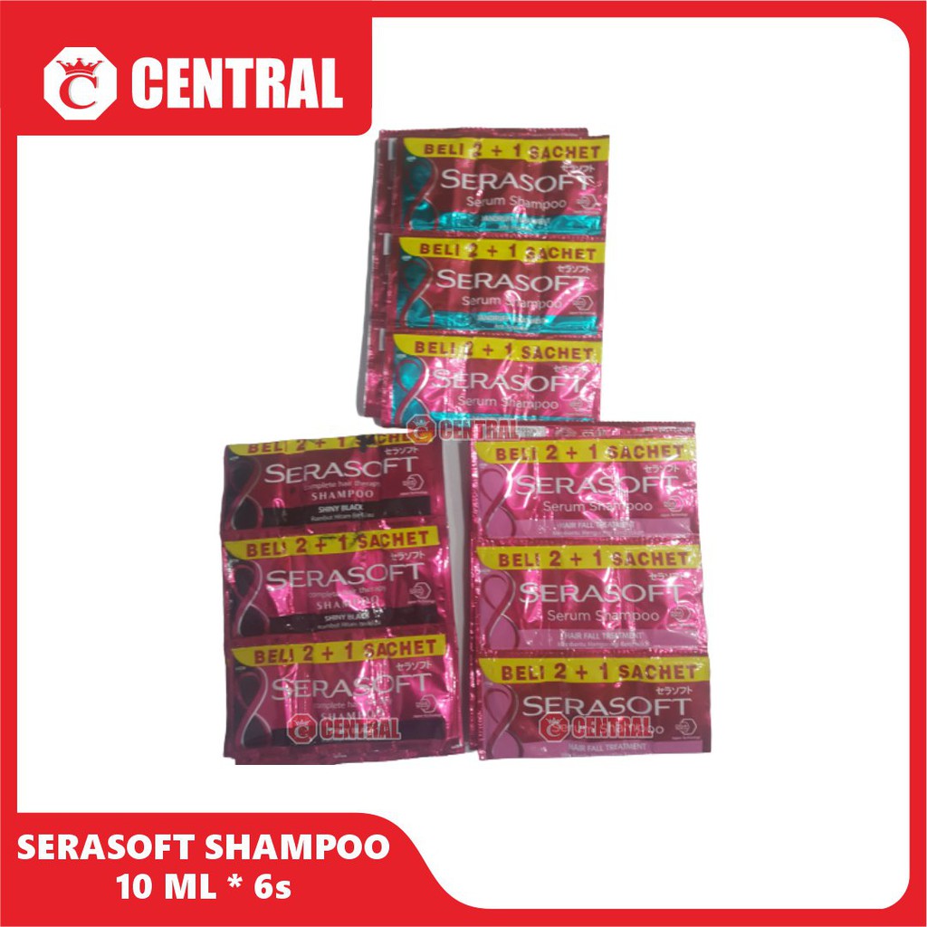 SERASOFT SHAMPO SACHET 10ML X 6"S