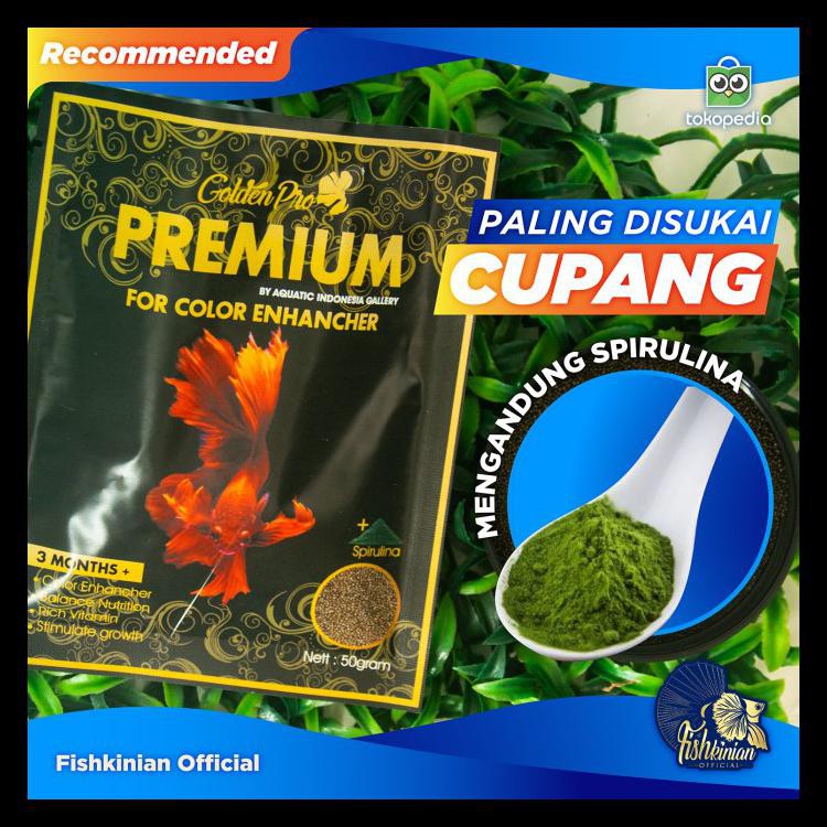PELET IKAN CUPANG BETTA FISH - PREMIUM DENGAN SPIRULINA