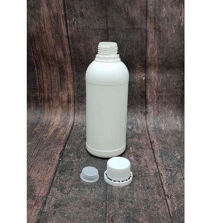 Botol Agro / Labor 500ml HDPE Putih Susu