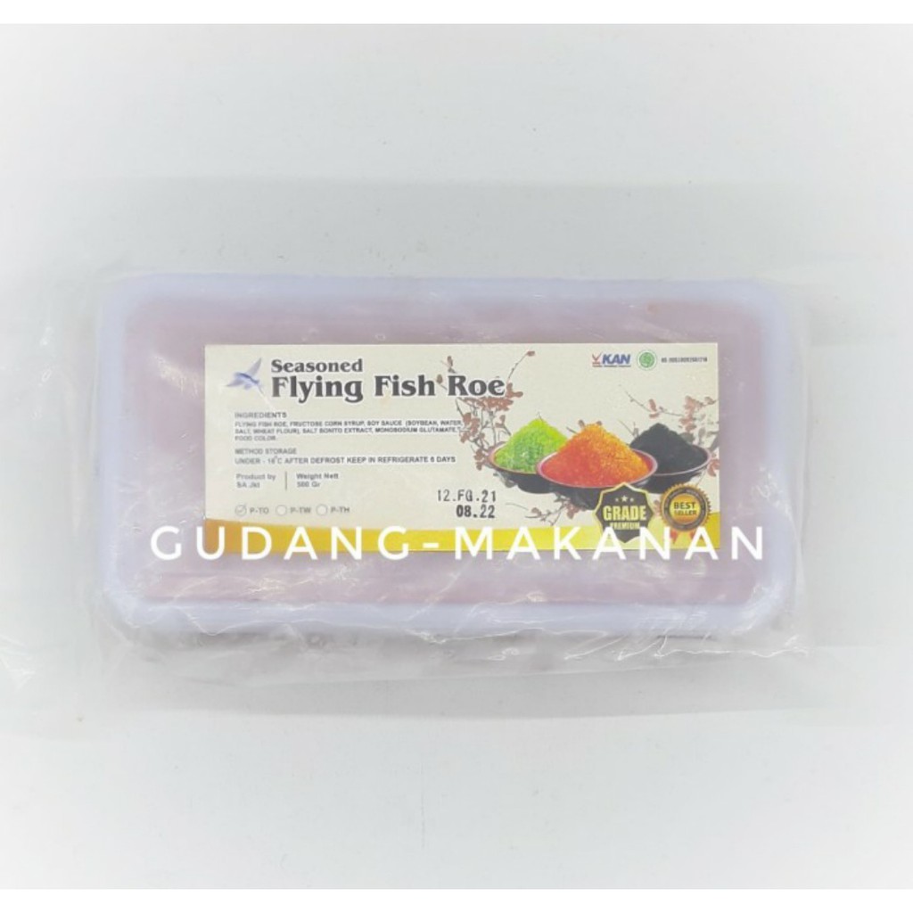 Tobiko Orange Grade Premium 500gr