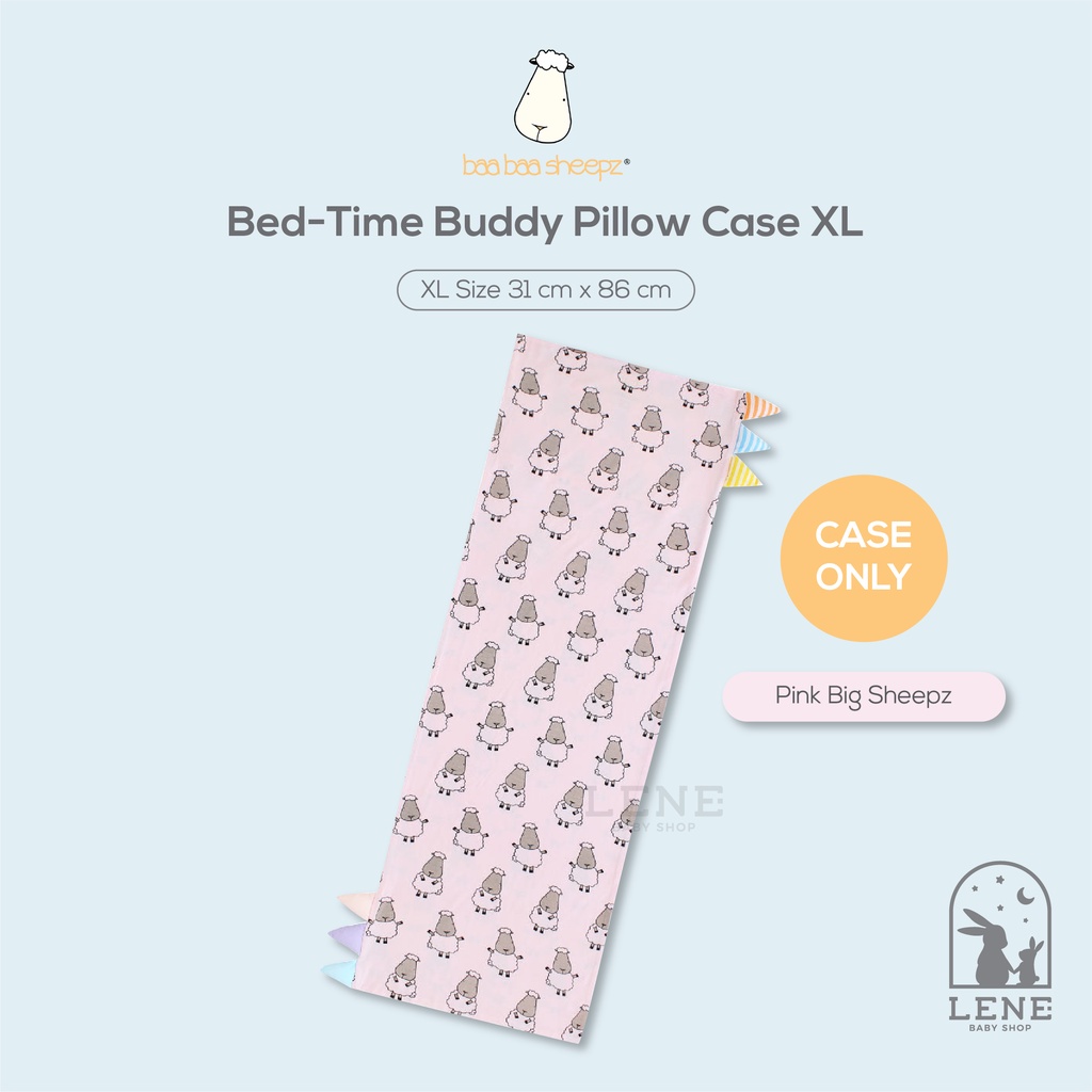 Baabaasheepz Bedtime Buddy Pillow Case XL