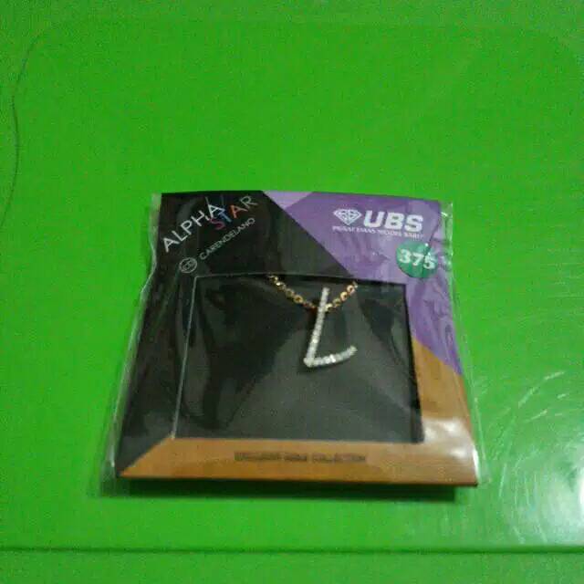 Kalung carendelano alphastar huruf L 375