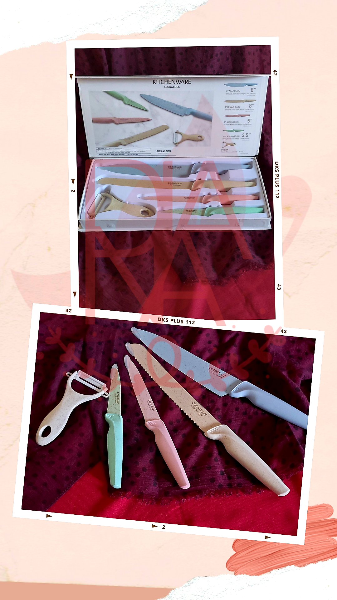 Knife Set Lock N Lock Sale