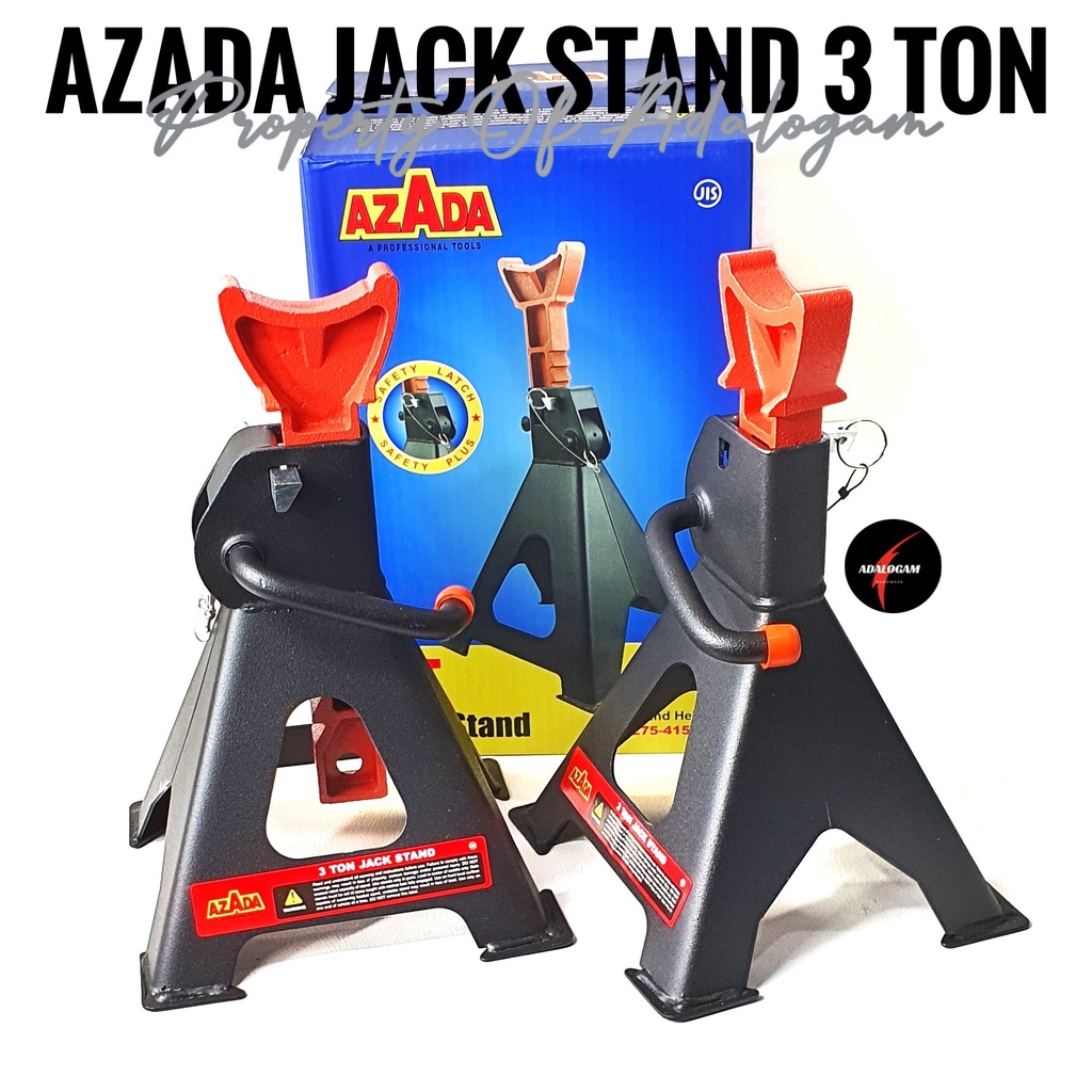 AZADA Jack Stand Heavy Duty 3 Ton - Dongkrak Penyangga Set 2 Pcs