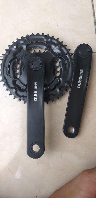 Gir Gear  Crank Sepeda  Warna Hitam Shimano  FC301 Tanpa 