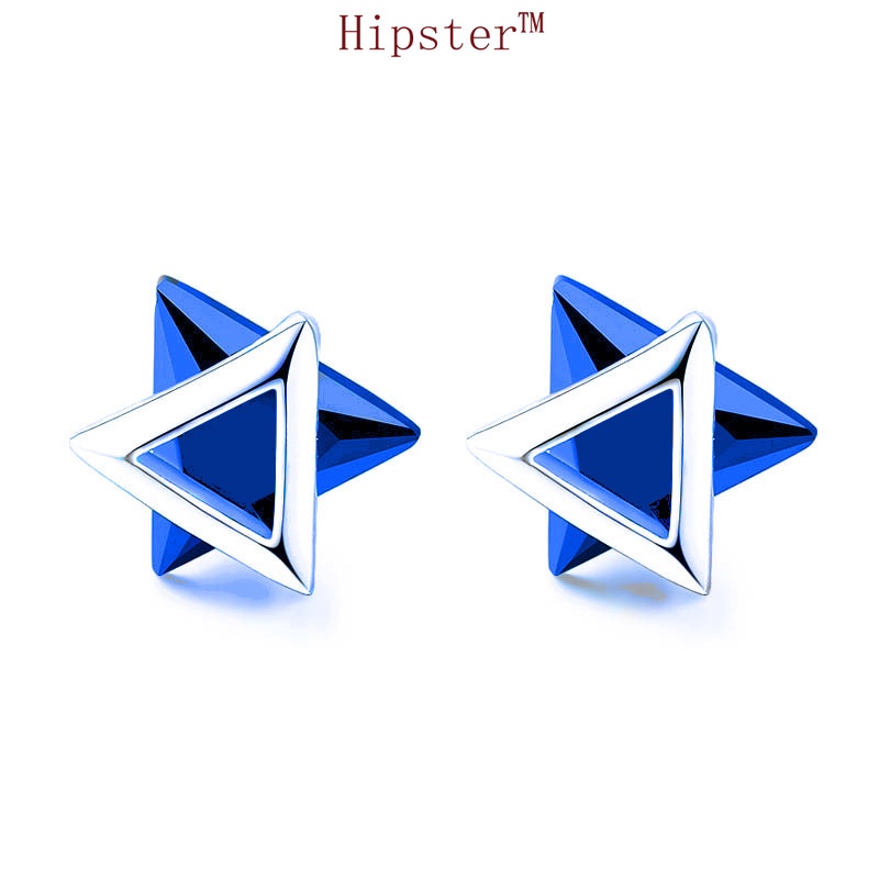 Hot Sale Cool Style Creative Fashion Platinum Triangle Earrings