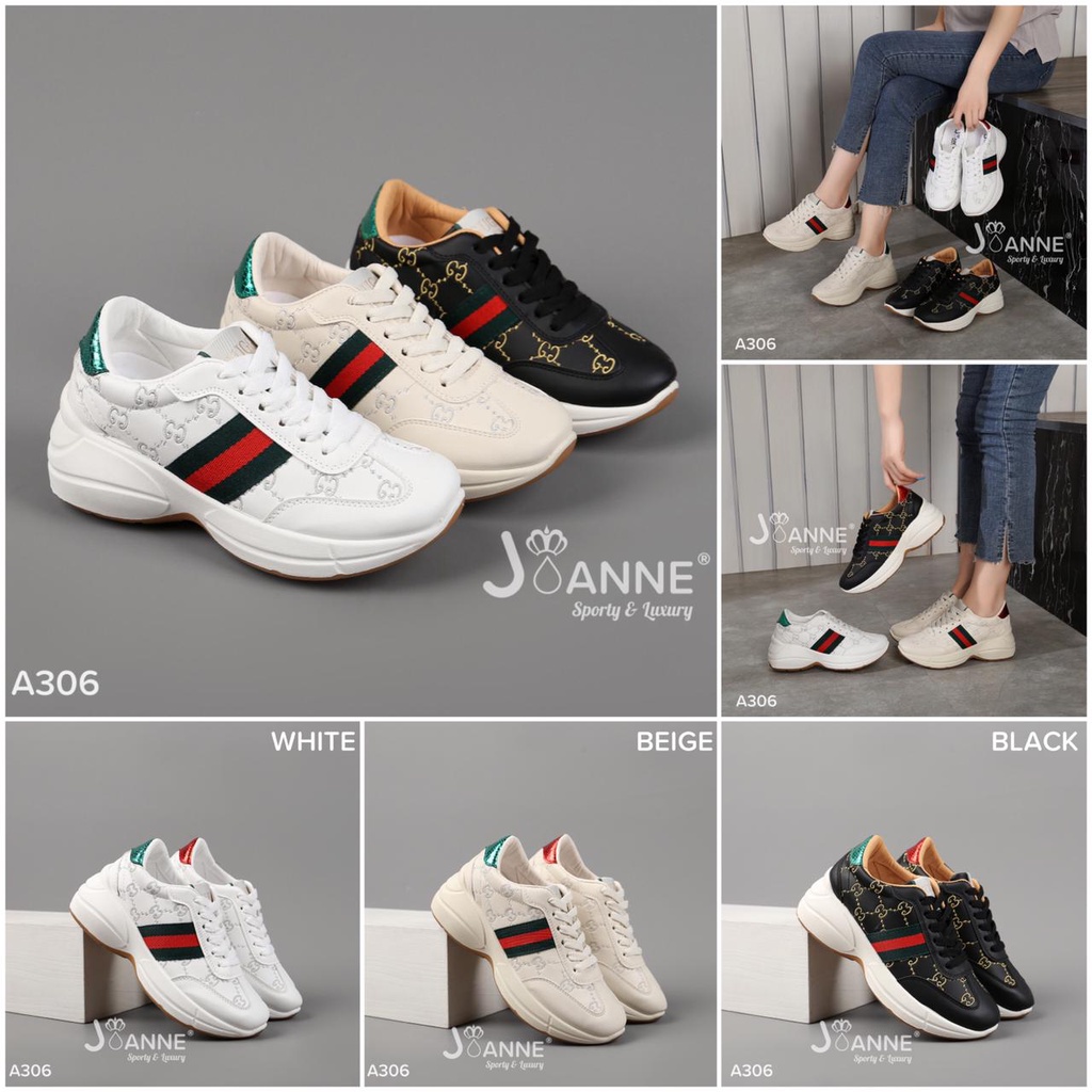 JOANNE Sporty Sneakers Shoes #A306 ORIGINAL (RESTOCK)