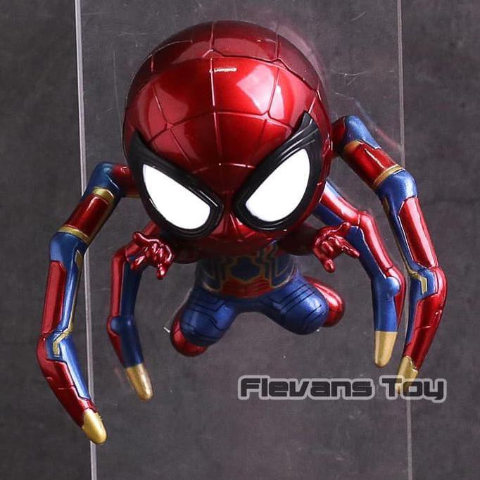 Kwalitas PAJANGAN FIGURE MINIATUR PAJANGAN MOBIL SPIDERMAN LAMPU