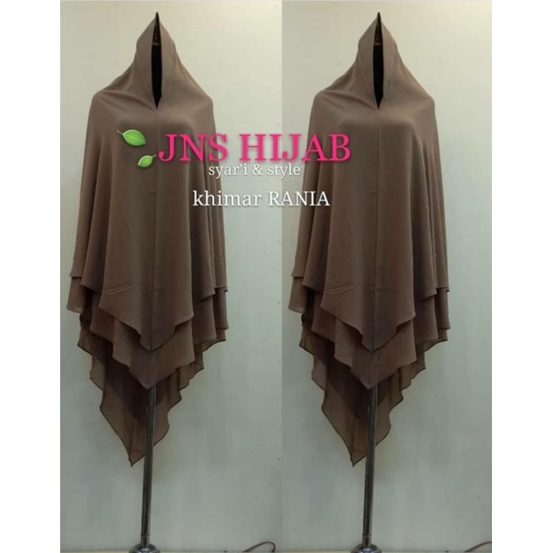khimar rania polos hijab ceruty jumbo premium by jns hijab