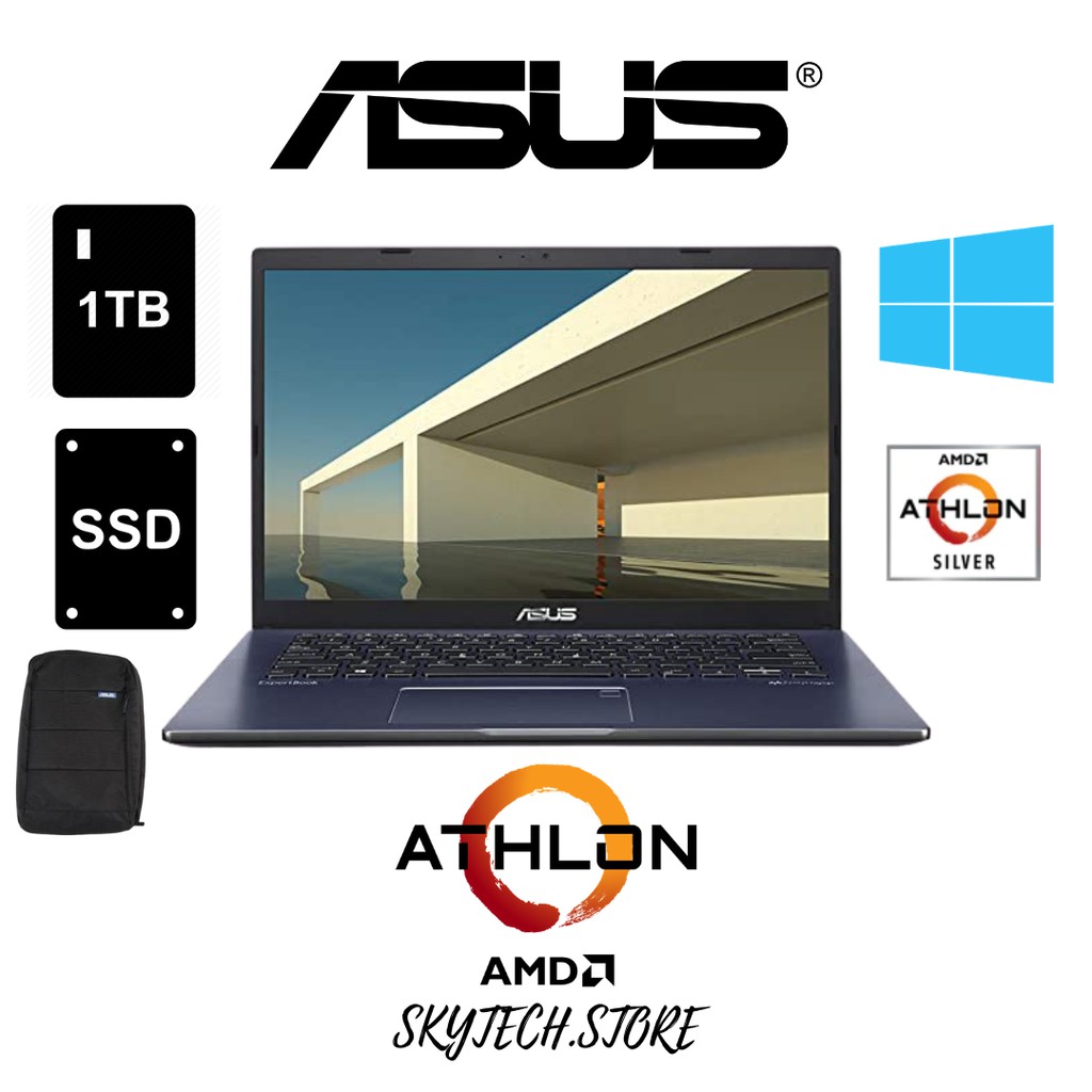 LAPTOP ASUS PRO P1410CD AMD ATHLON 3050U RAM12GB SSD128GB HDD1TB AMD RADEON WINDOWS 10 ORIGINAL