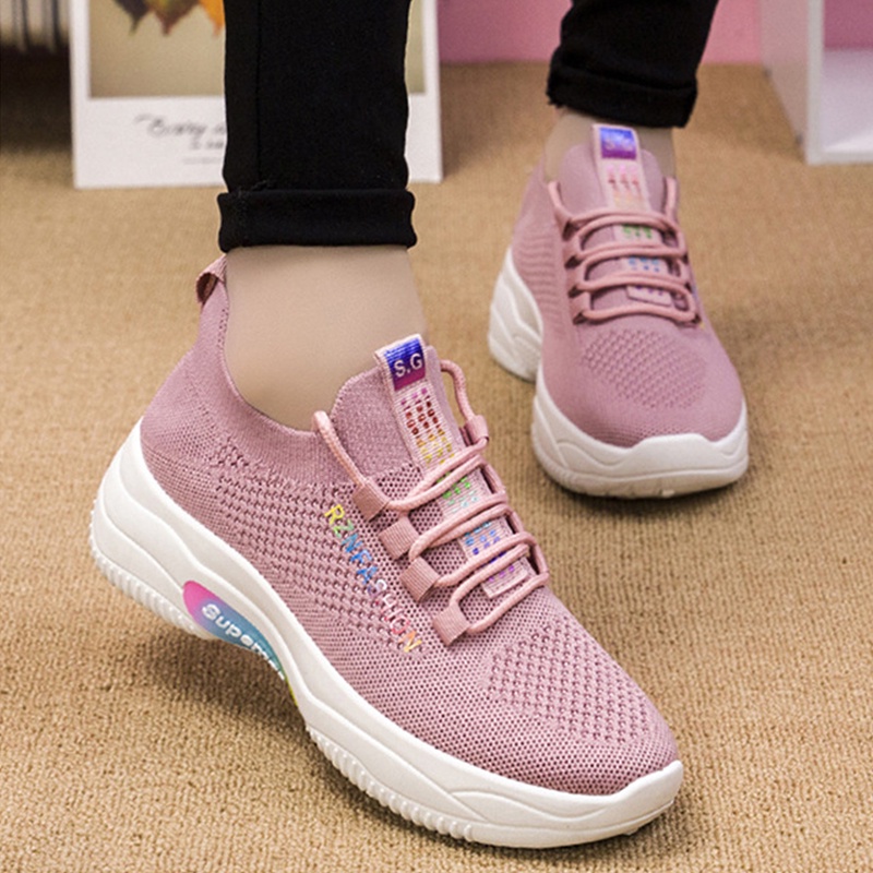 {FREE BOX} Sepatu Sneakers Import Wanita Korean Style Terbaru - N-66