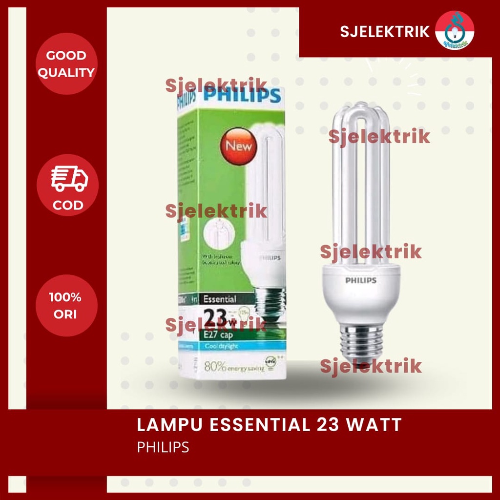 Lampu Led Kamar Philip philips  essential 23watt warm white