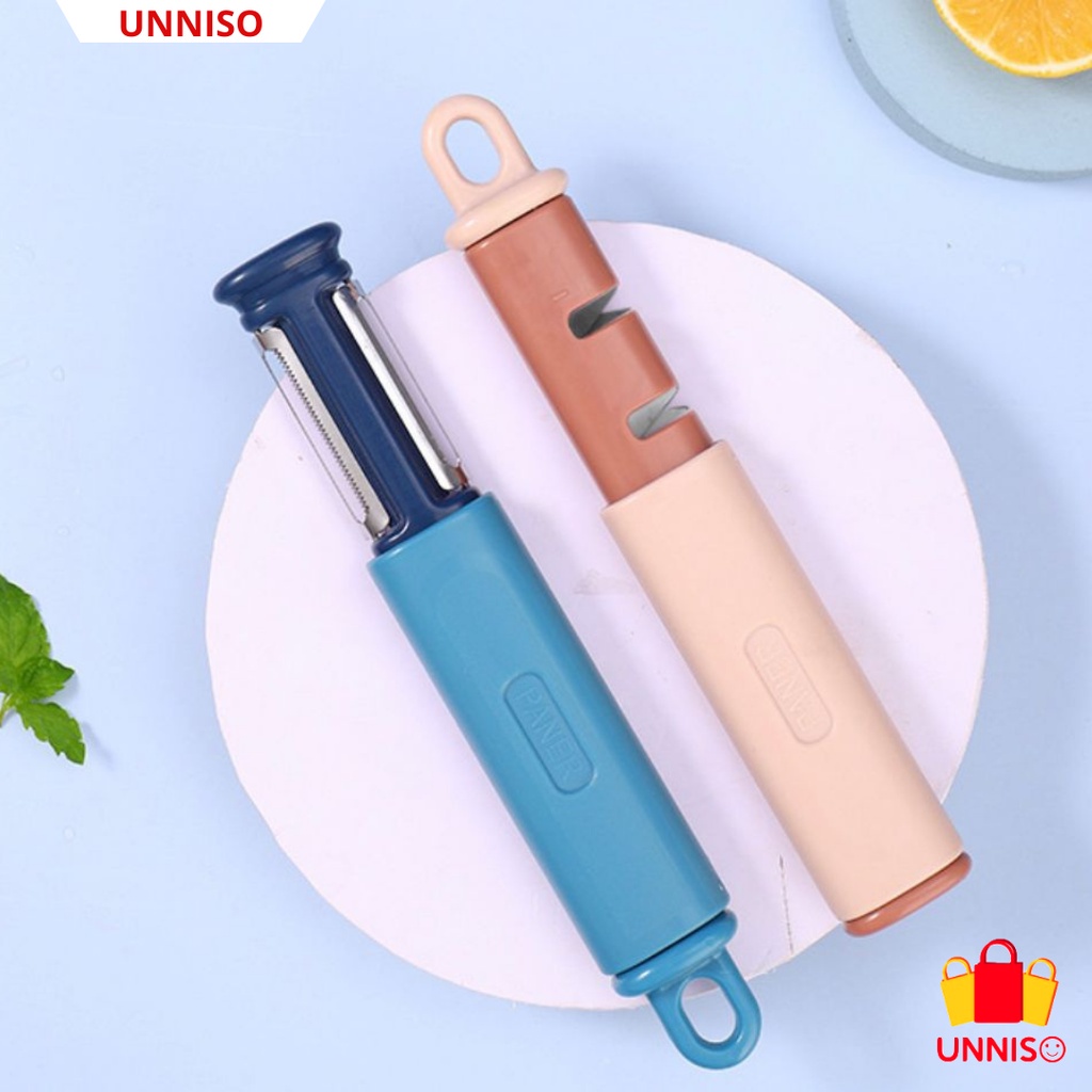 UNNISO - Peeler Multifungsi Pengasah Pisau Pengupas Buah PM1