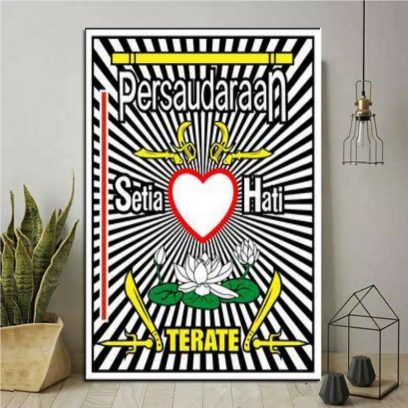 figora psht hiasan dinding walldekor pajangan tembok bingkai pajangan figura sh terate