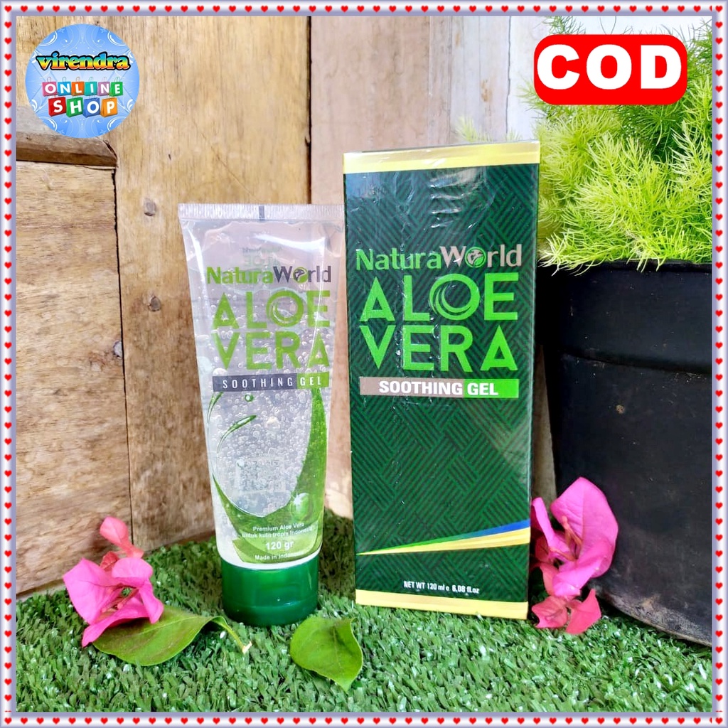 Aloevera Soothing Gel by Natura World 100% Original