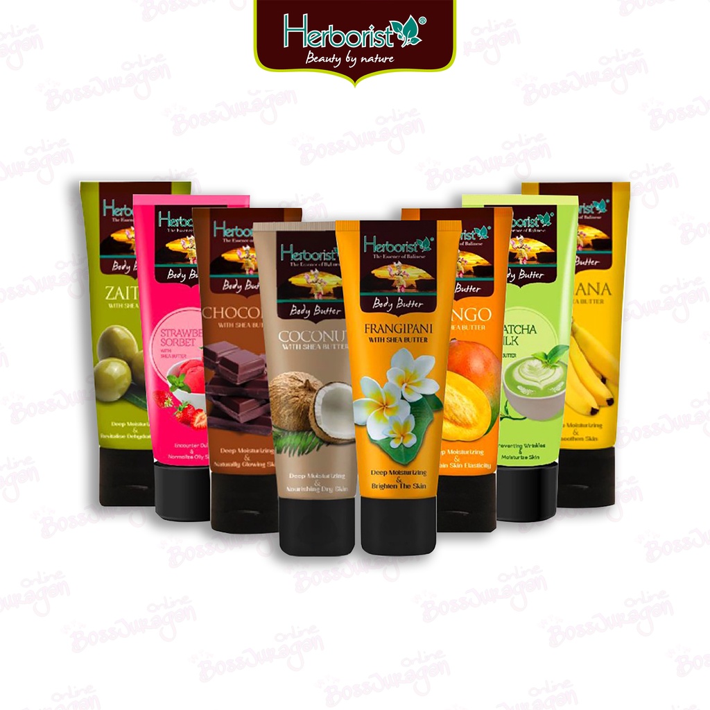 (BOSS) Herborist Body Butter 80 gr Kemasan Tube