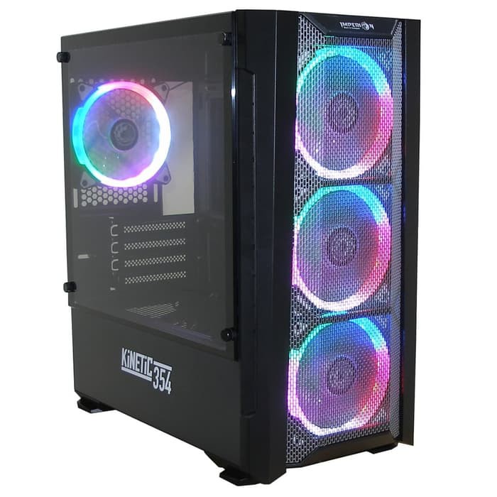 Imperion Casing PC Kinetic 354 Free 4 Fan Case PC - Casing Komputer