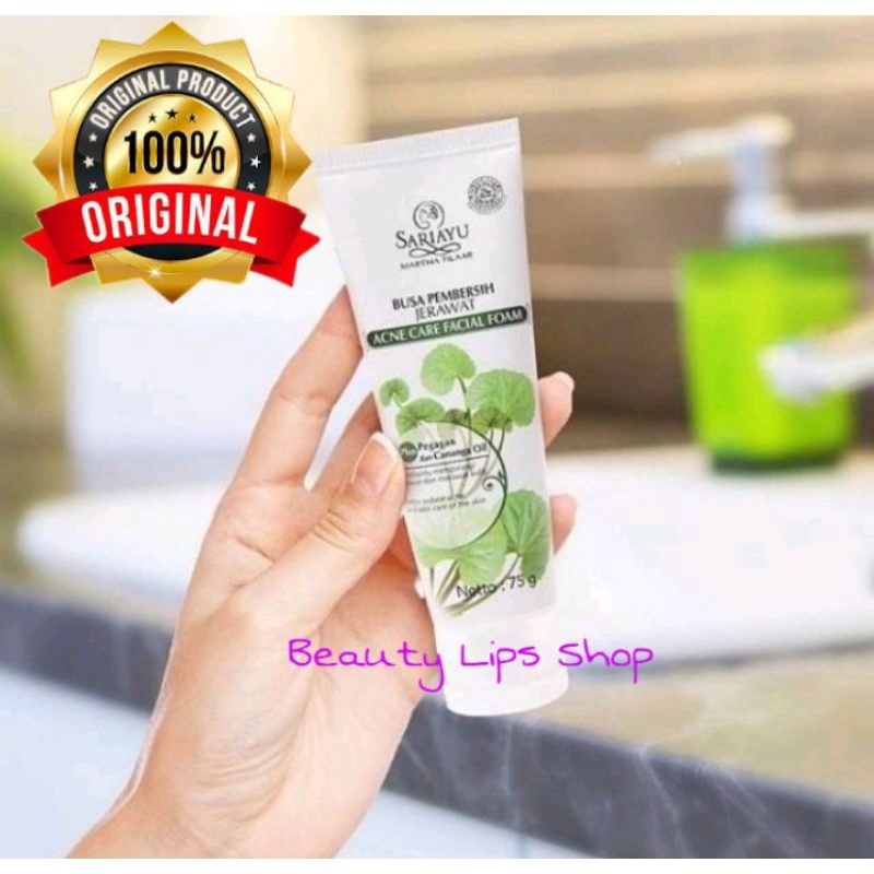 Sariayu Anti Acne Facial Foam 75 gr / Pembersih Muka / Sabun Jerawat / Anti Bacterial / Masker Jerawat / Lotion Jerawat / Intensive Acne Care / Obat Jerawat Original 100%