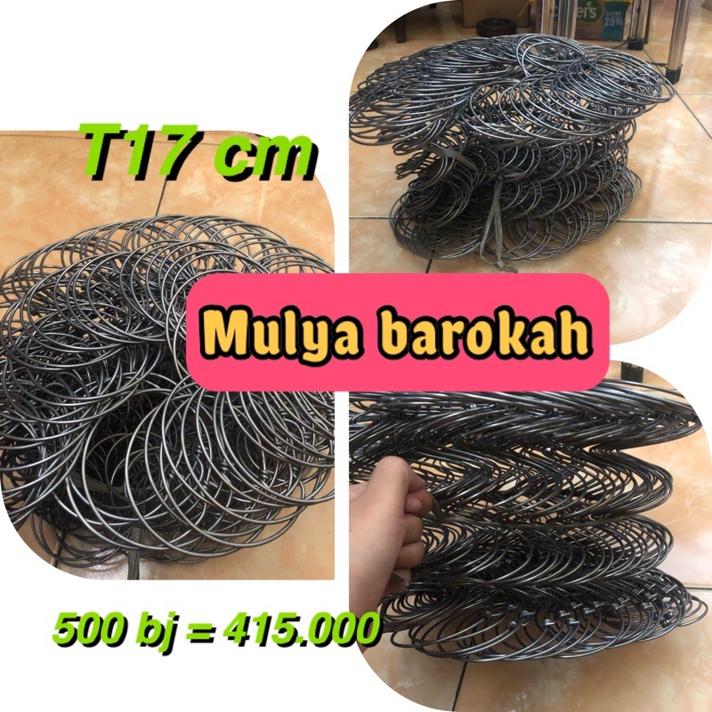 500 pcs per coil  per pegas 17 cm springbed