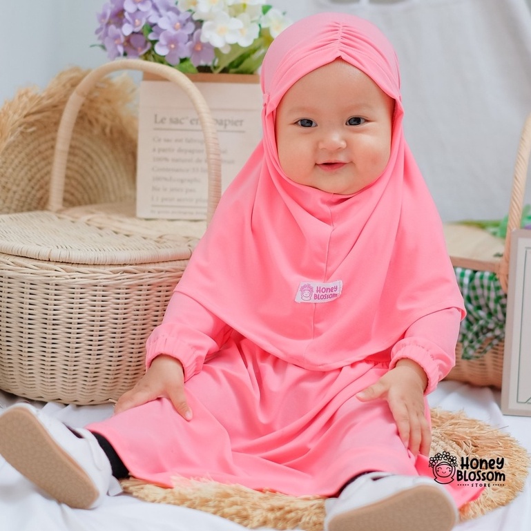 HoneyBlossom - gamis bayi perempuan 6 12 bulan / gamis bayi / gamis bayi perempuan 1 tahun lylia series