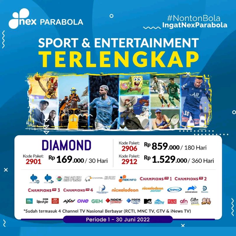 Nex Parabola Paket Diamond Matrix Sinema Matrix Garuda hd