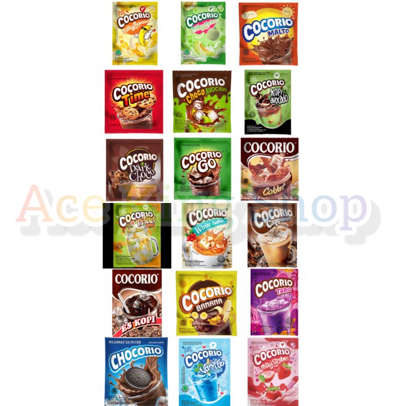 

Cocorio All Varian Rasa isi 10 Sachet